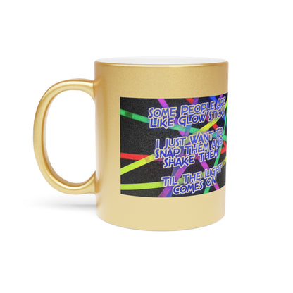 Glow Sticks Metallic Coffee Mug