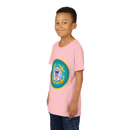 US Coast Guard Youth Unisex Short Sleeve Crewneck Tee