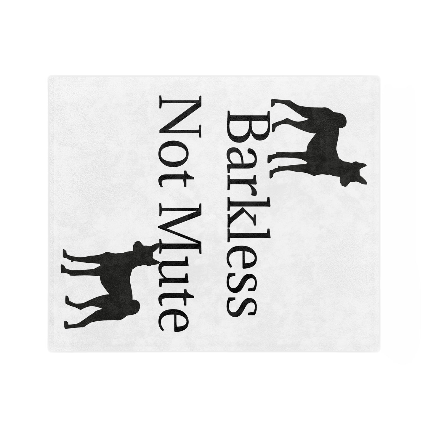 Barkless Not Mute Velveteen Microfiber Blanket