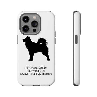 Matter Of Fact Malamute iPhone Case