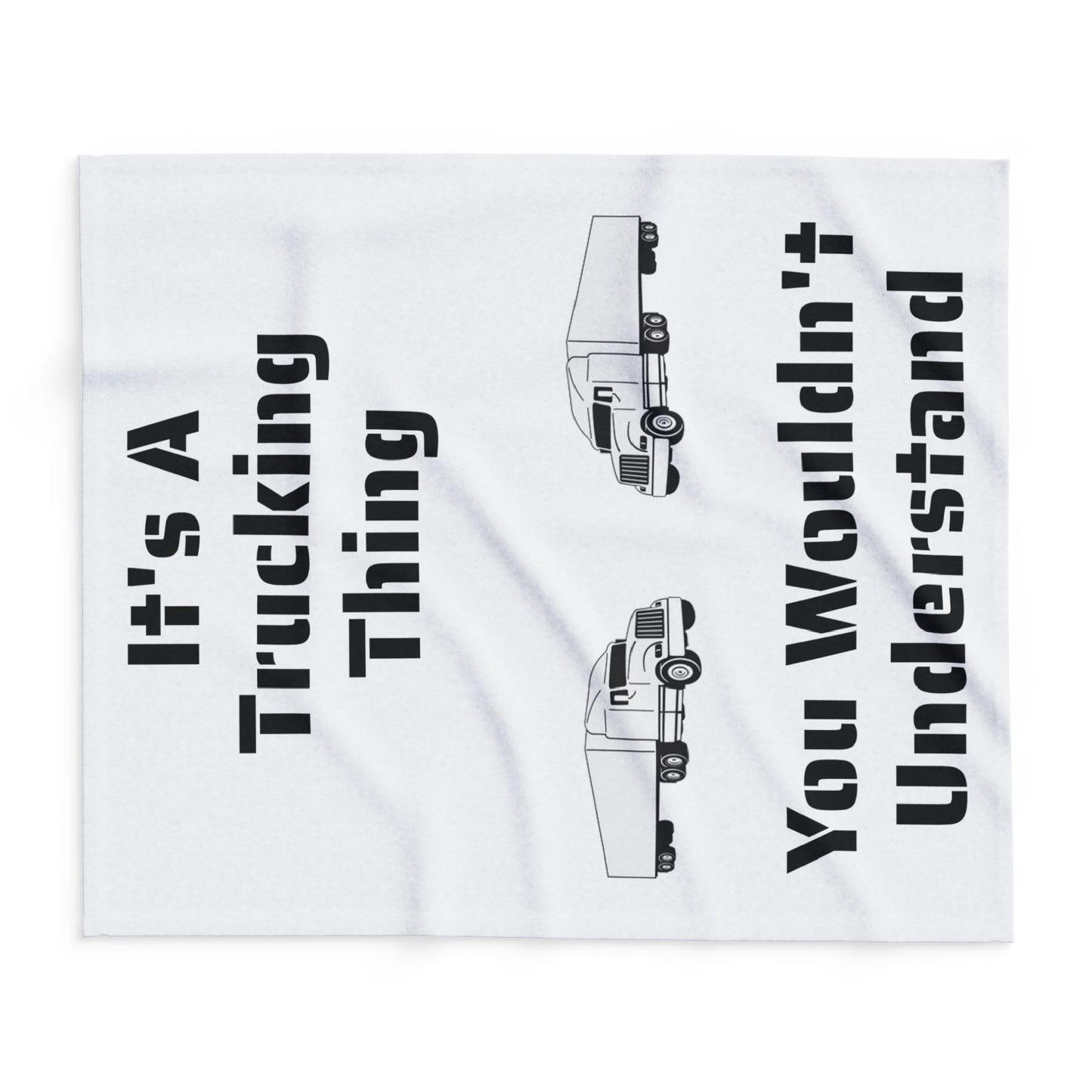 Trucking Thing Arctic Fleece Blanket