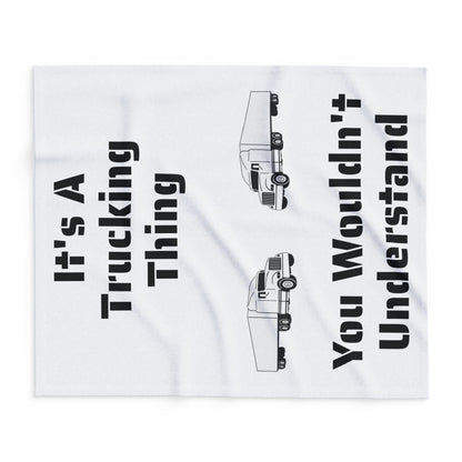 Trucking Thing Arctic Fleece Blanket