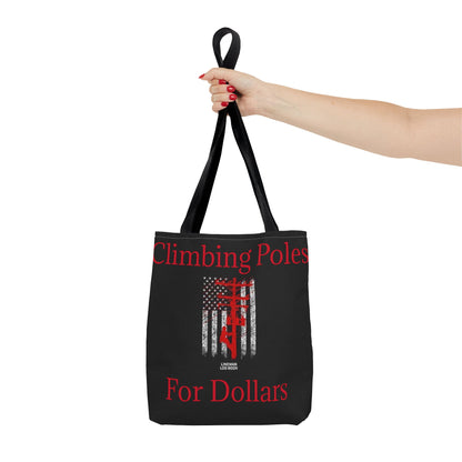 Climbing Poles Tote Bag