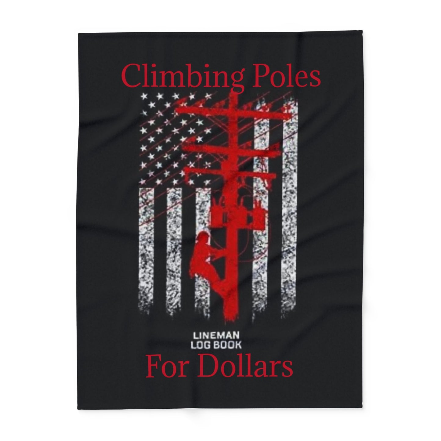 Climbing Poles Arctic Fleece Blanket