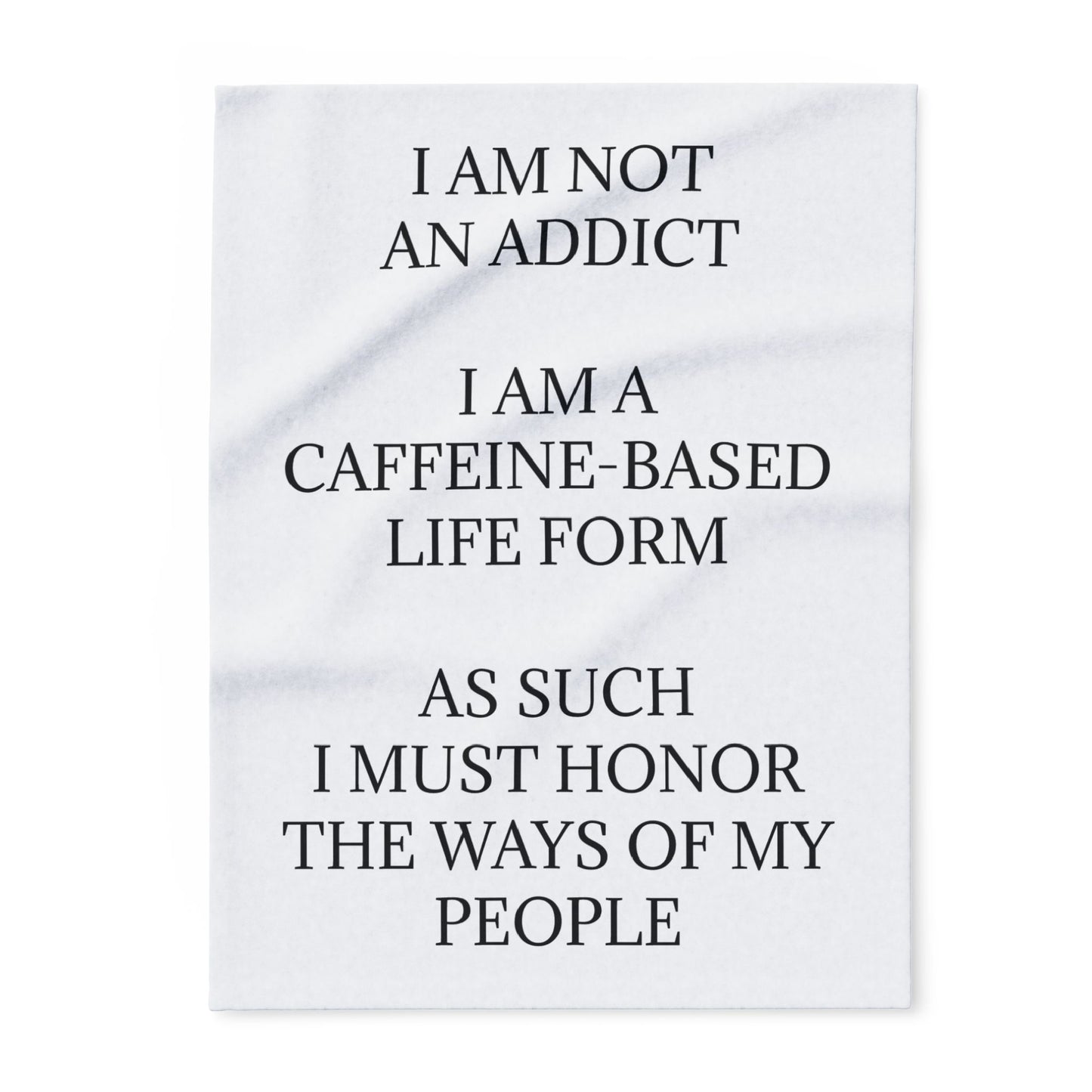 Not An Addict Arctic Fleece Blanket