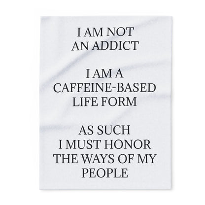 Not An Addict Arctic Fleece Blanket