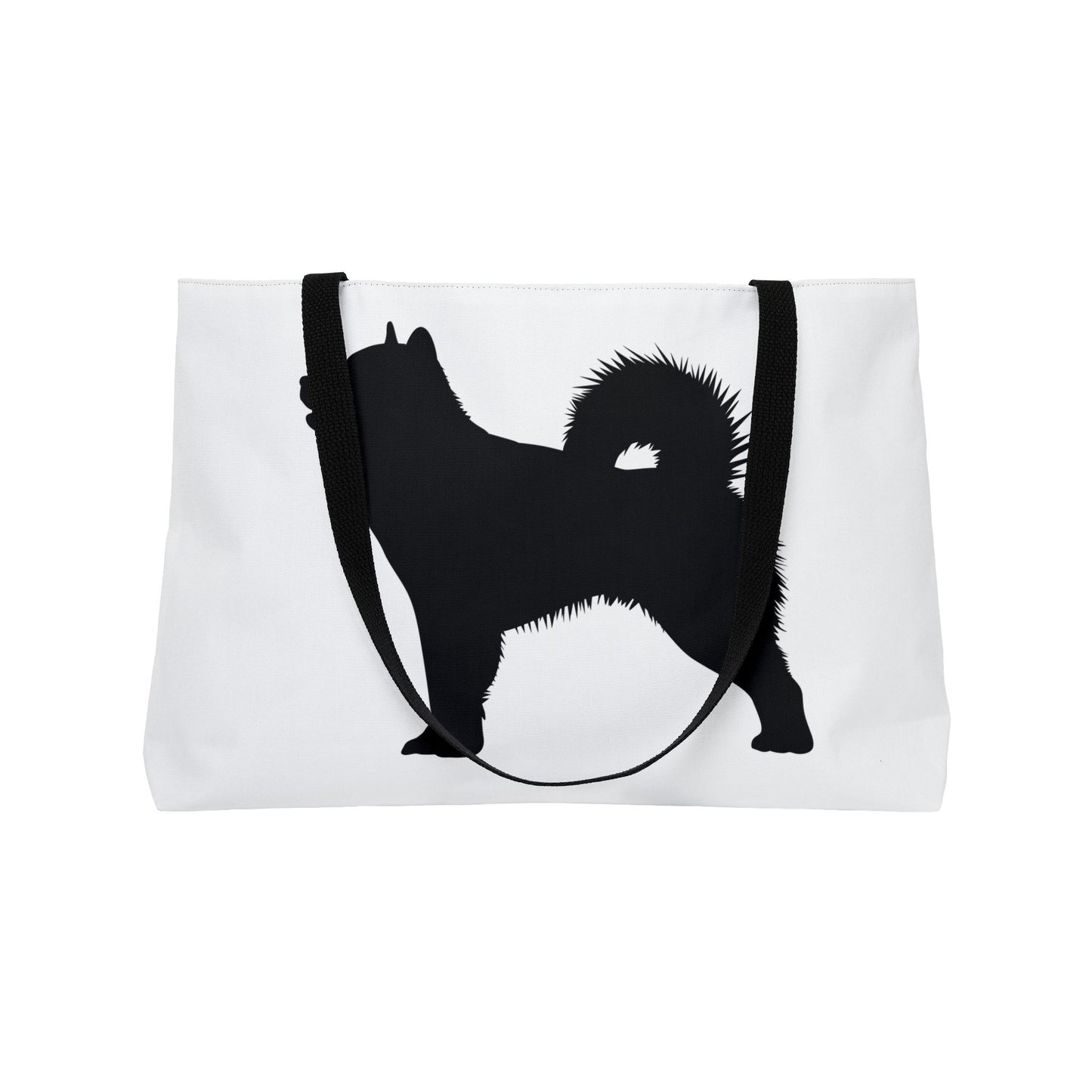Malamute Silhouette Weekender Tote Bag