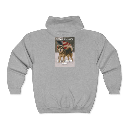 All-American Breed Unisex Full Zip Hoodie