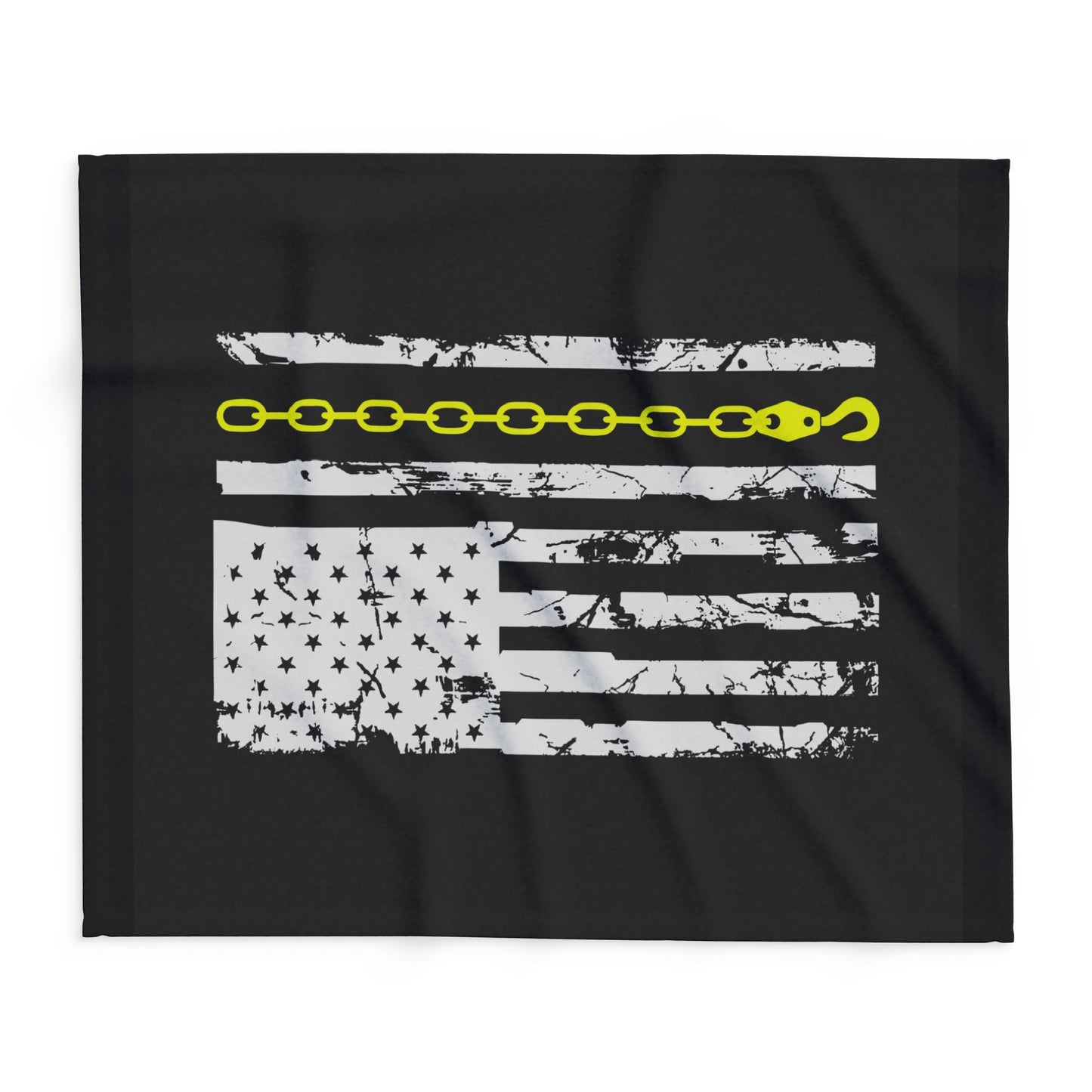 Thin Yellow Line Arctic Fleece Blanket
