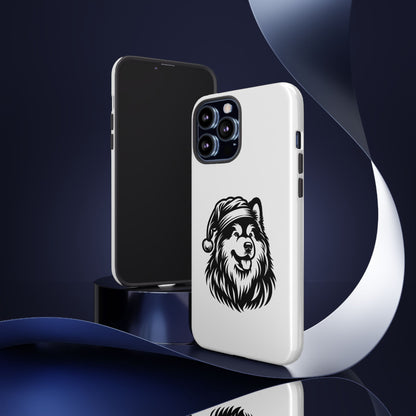 Santa Paws Malamute iPhone Case