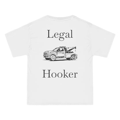 Legal H**ker Wheel Lift Tow Truck Men's Short-Sleeve Crewneck Tee