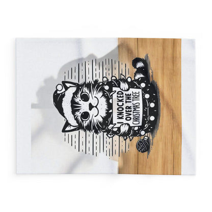 Naughty Cat Arctic Fleece Blanket