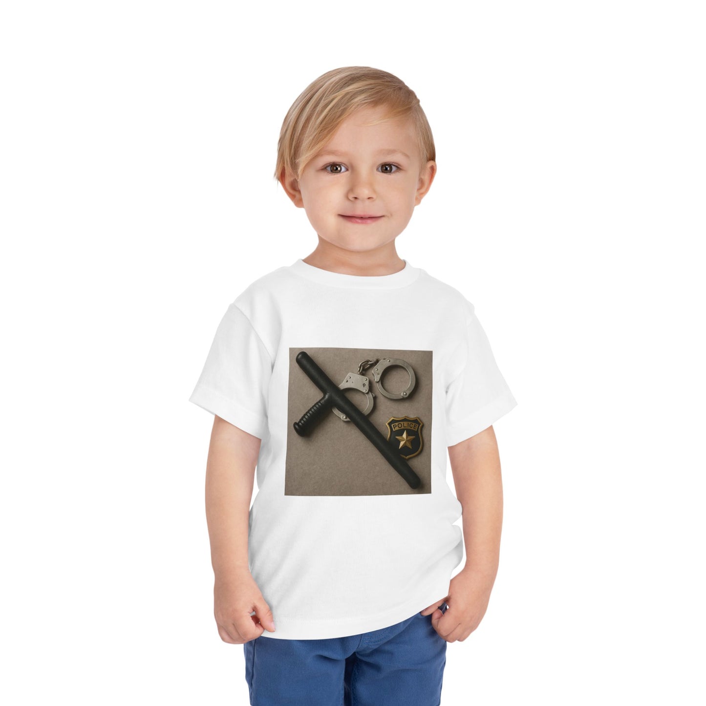 Law Enforcement Appreciation Toddler Unisex Short Sleeve Crewneck Tee