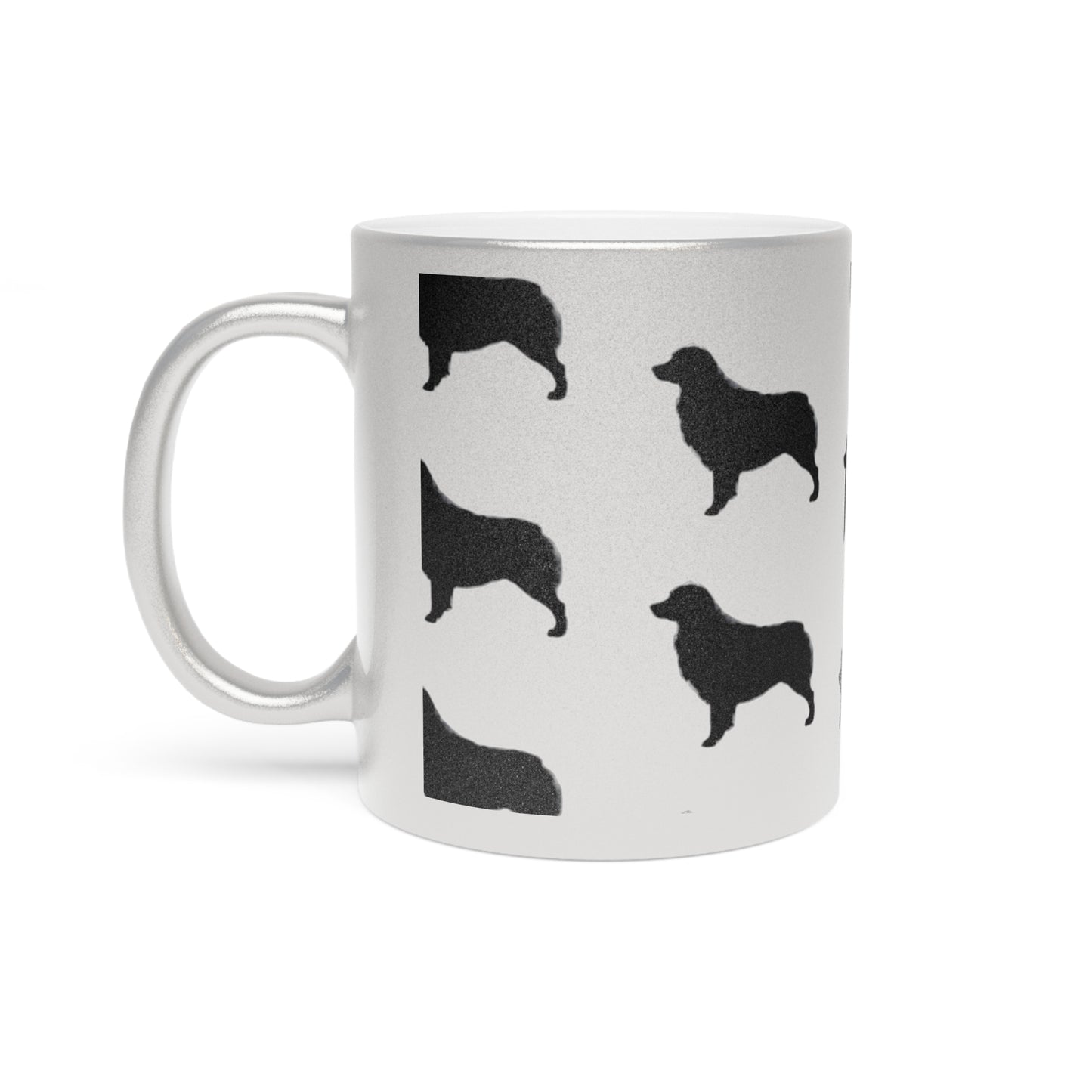 Aussie Silhouette Metallic Coffee Mug