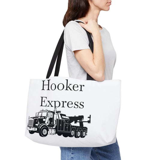 H**ker Express Heavy Tow Truck Weekender Tote Bag