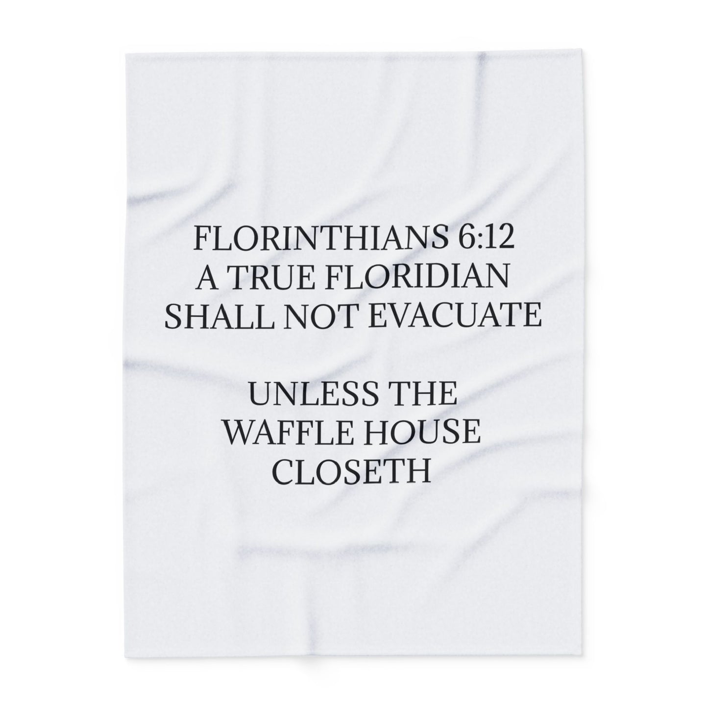 Florinthians 6:12 Arctic Fleece Blanket