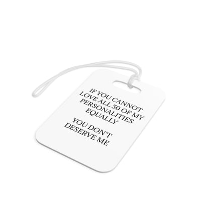 50 Personalities Luggage Tag