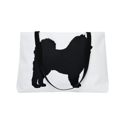 Samoyed Silhouette Weekender Tote Bag
