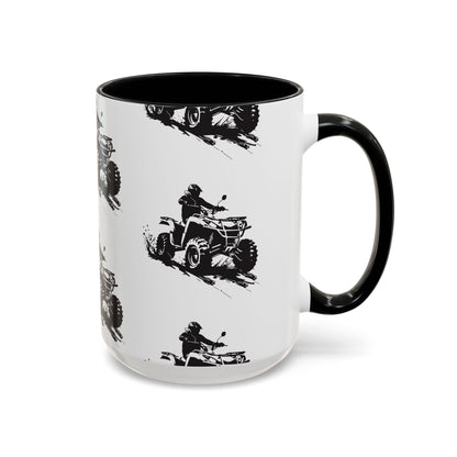 Slingin' Mud Quad 2-Tone Coffee Mug
