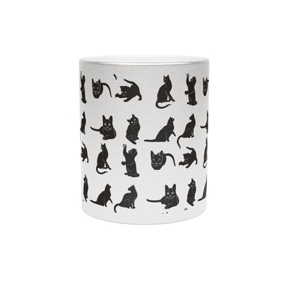 Cats Metallic Coffee Mug