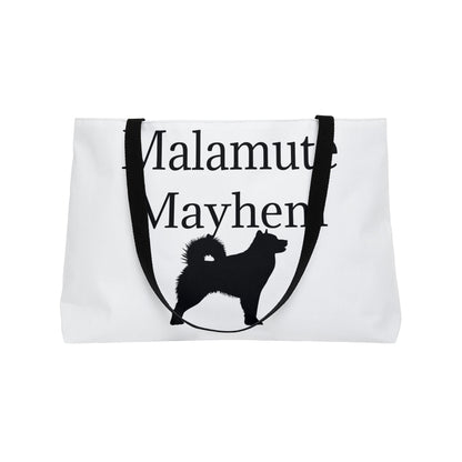 Malamute Mayhem Weekender Tote Bag