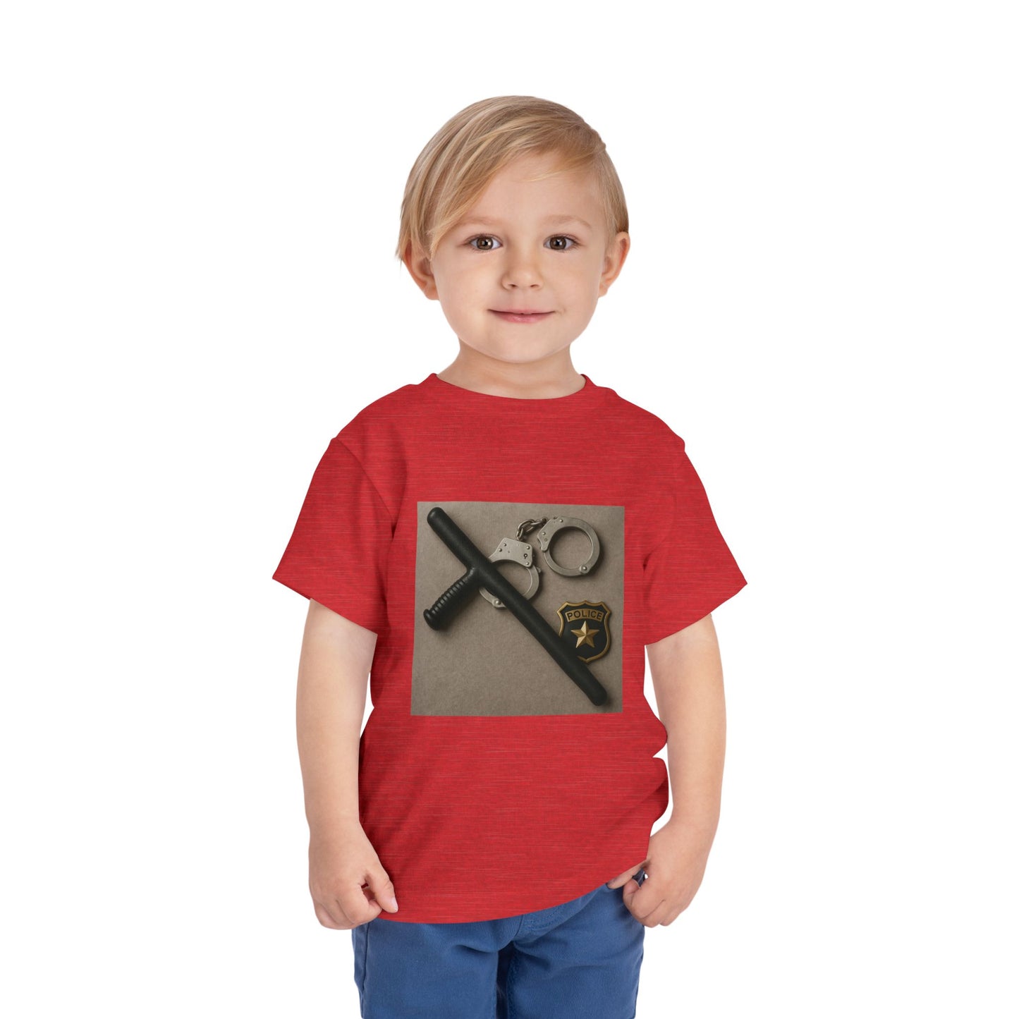 Law Enforcement Appreciation Toddler Unisex Short Sleeve Crewneck Tee