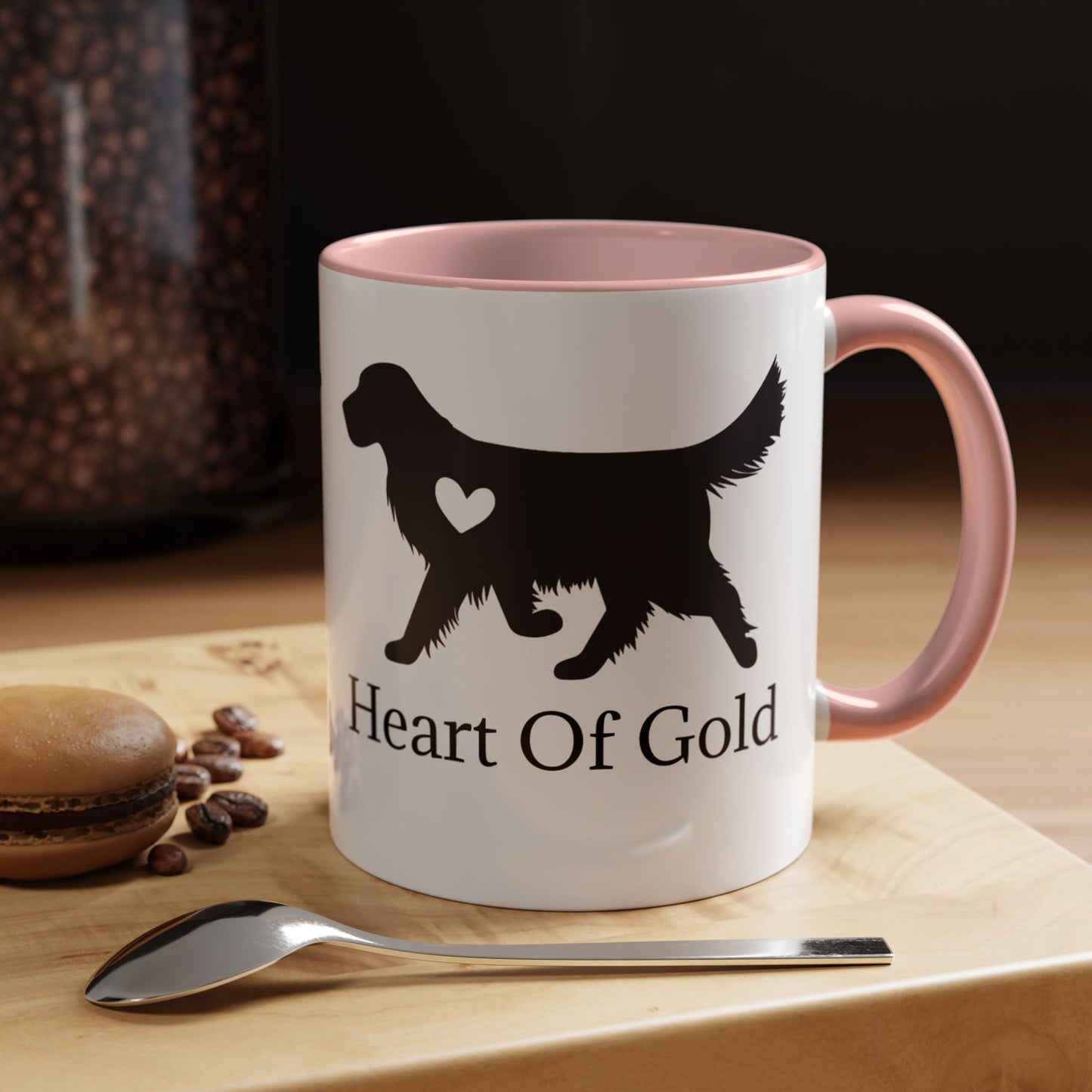 Heart Of Gold 2-Tone Coffee Mug