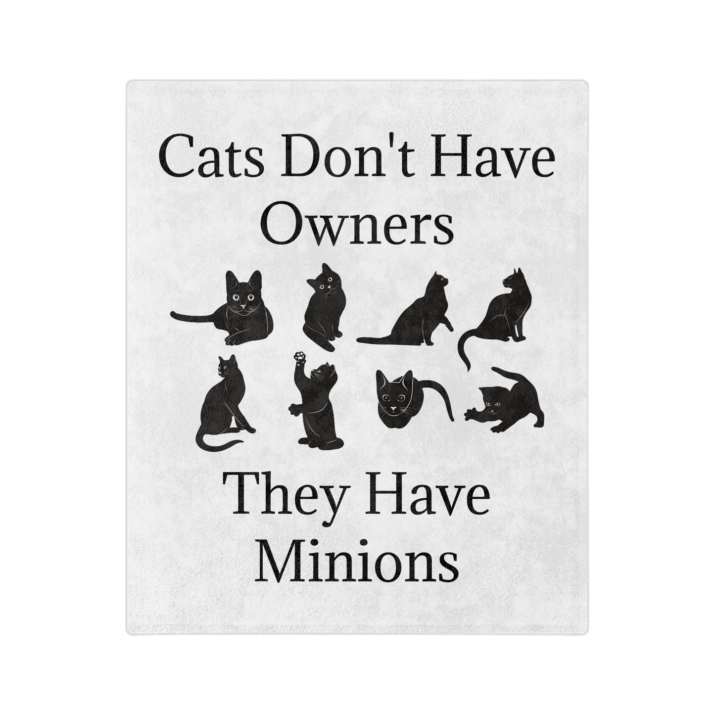 Cat Minions Velveteen Microfiber Blanket