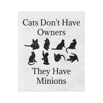 Cat Minions Velveteen Microfiber Blanket