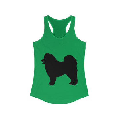 Samoyed Silhouette Women's Racerback Tank