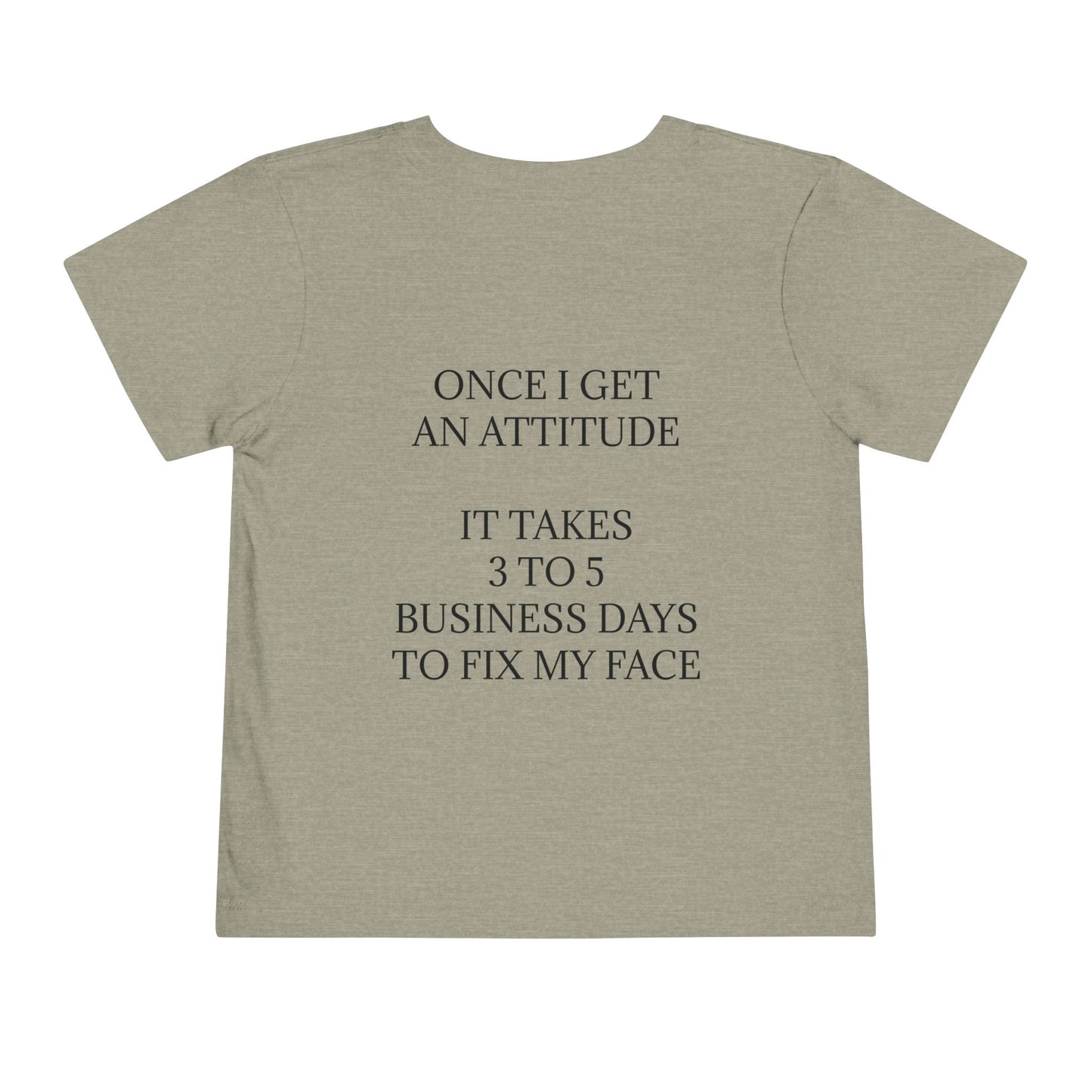 Fix My Face Toddler Unisex Short Sleeve Crewneck Tee