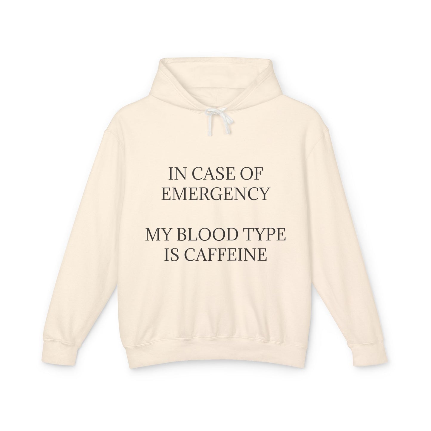 Blood Type Unisex Lightweight Hoodie