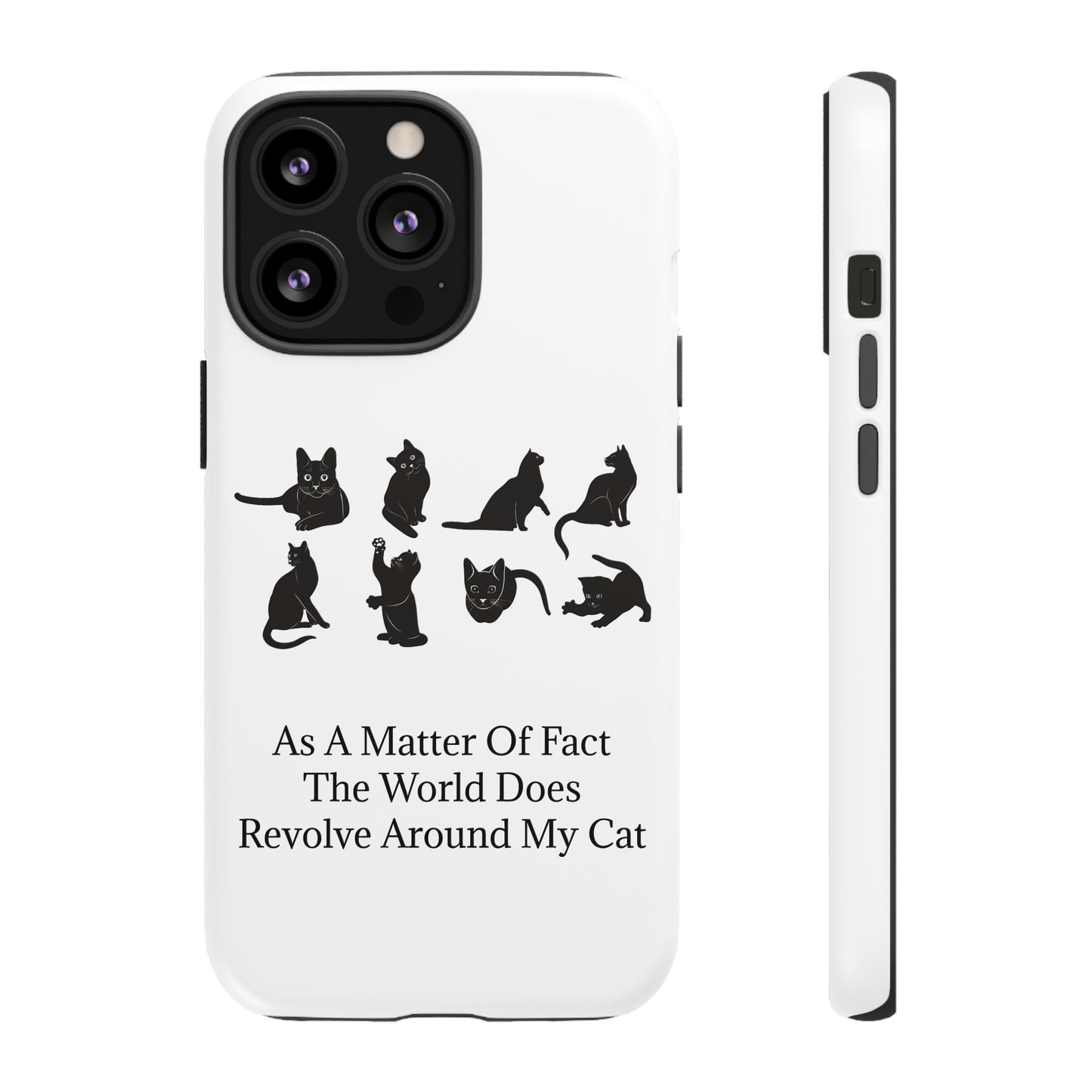 Matter Of Fact Cat iPhone Case