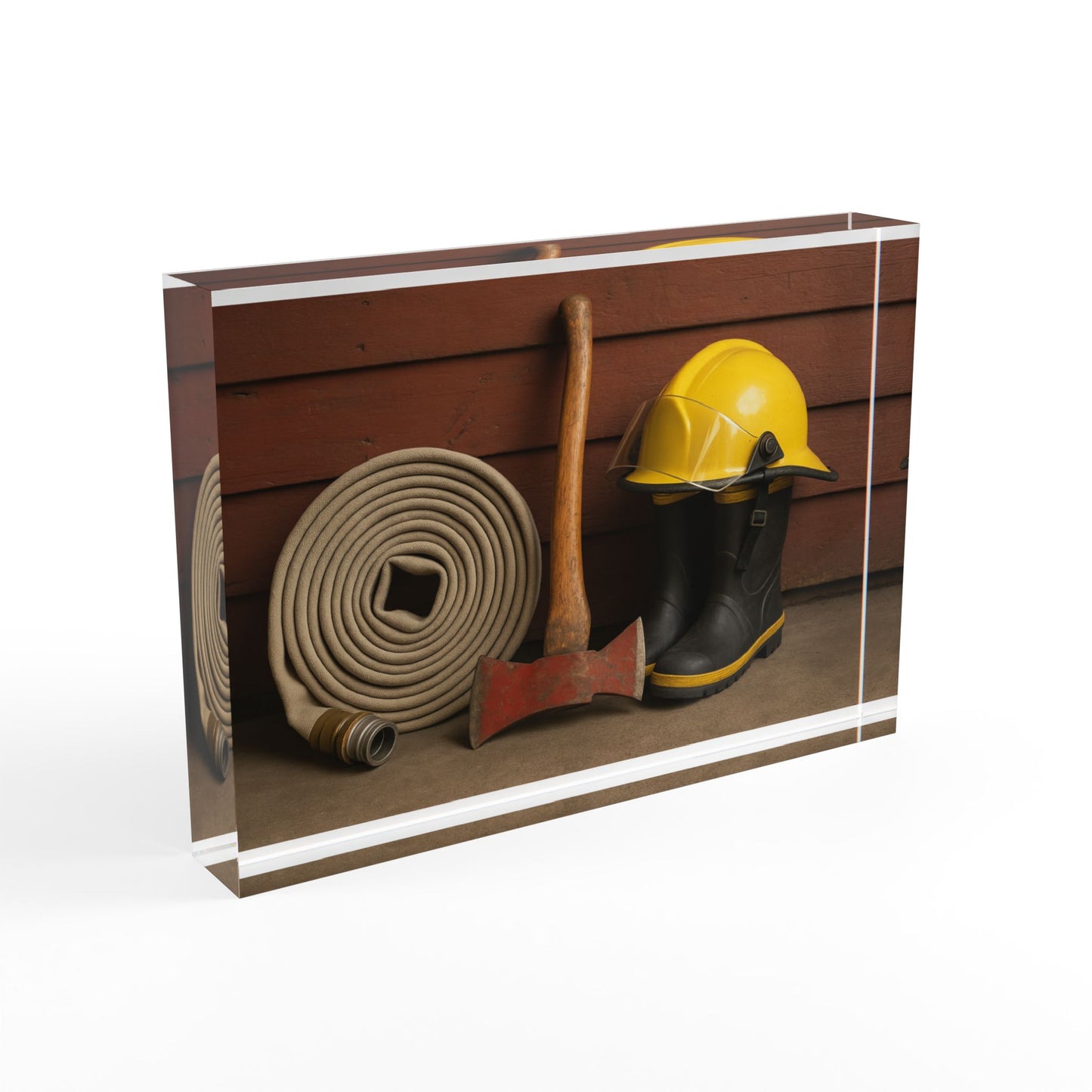 Fire/Rescue Appreciation Acrylic Photo Block