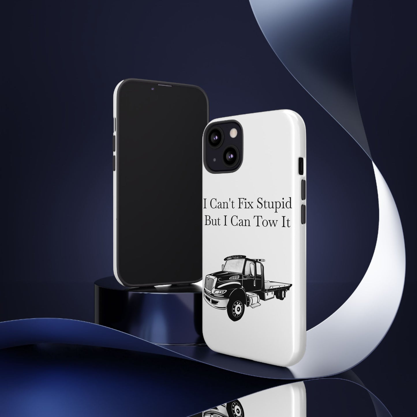 I Can't Fix Stupid Flatbed Tow Truck iPhone Case