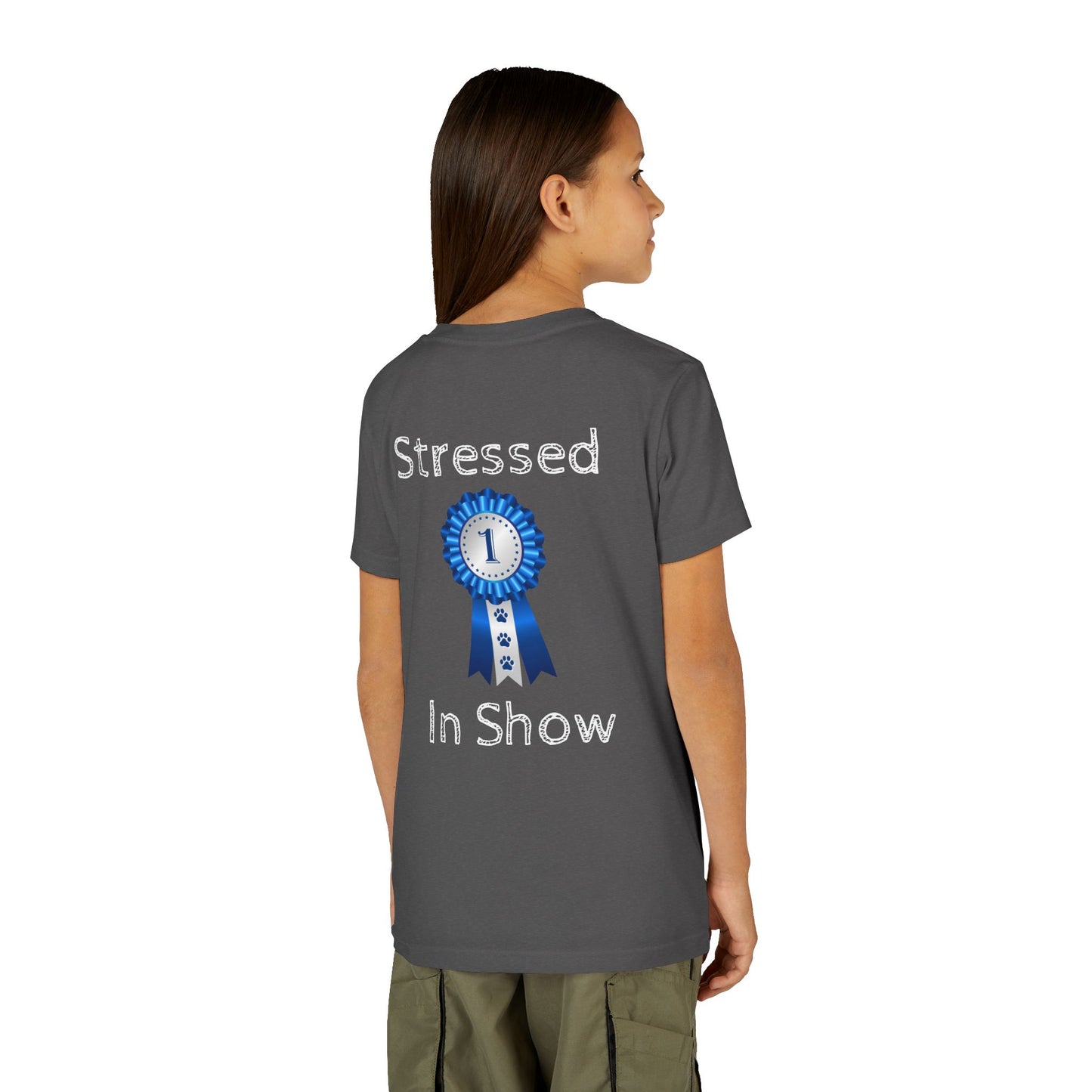 Stressed In Show Youth Unisex Short Sleeve Crewneck Tee