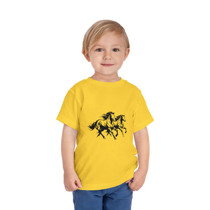 Horsin' Around Toddler Unisex Short Sleeve Crewneck Tee