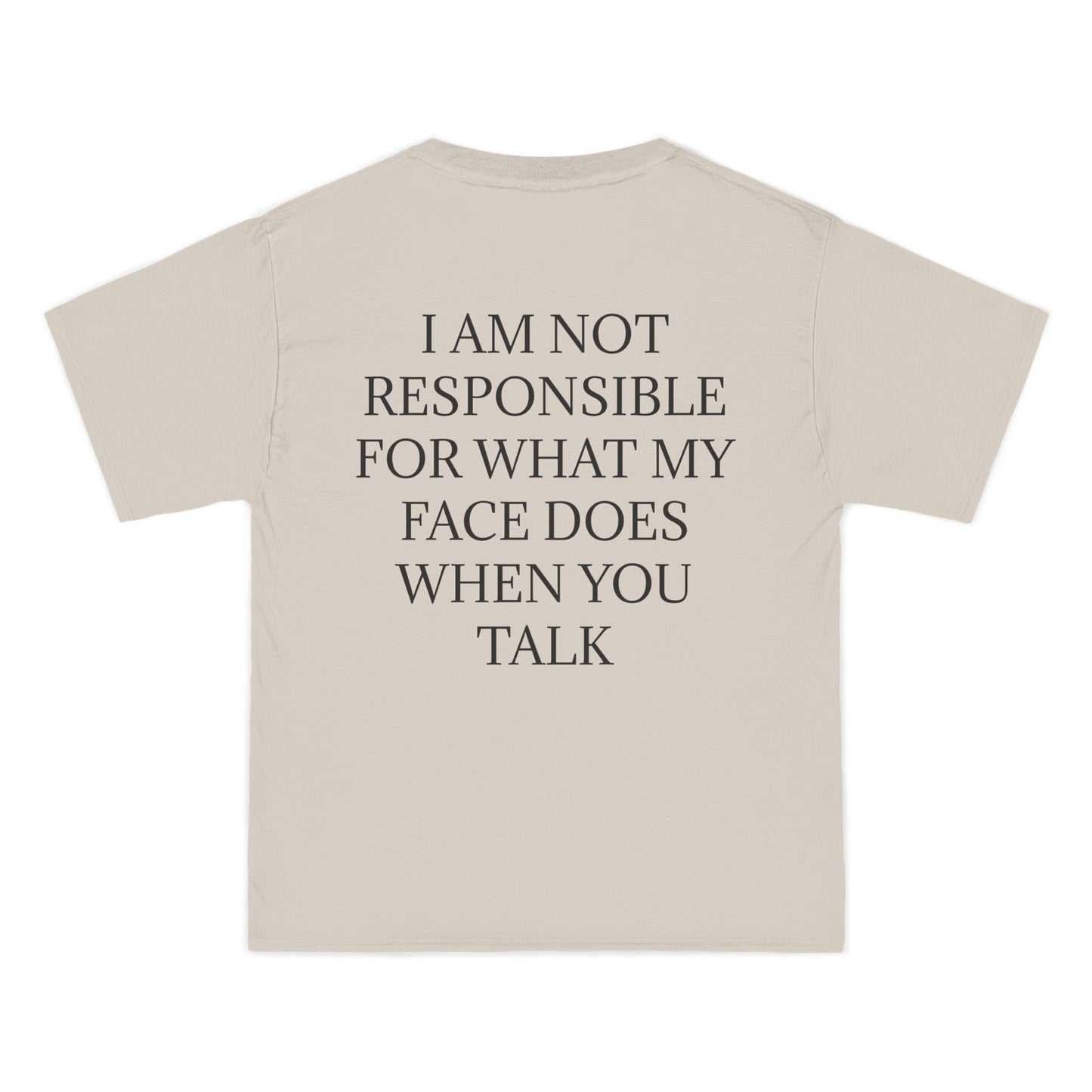 When You Talk Men's Short-Sleeve Crewneck Tee