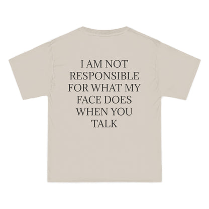 When You Talk Men's Short-Sleeve Crewneck Tee