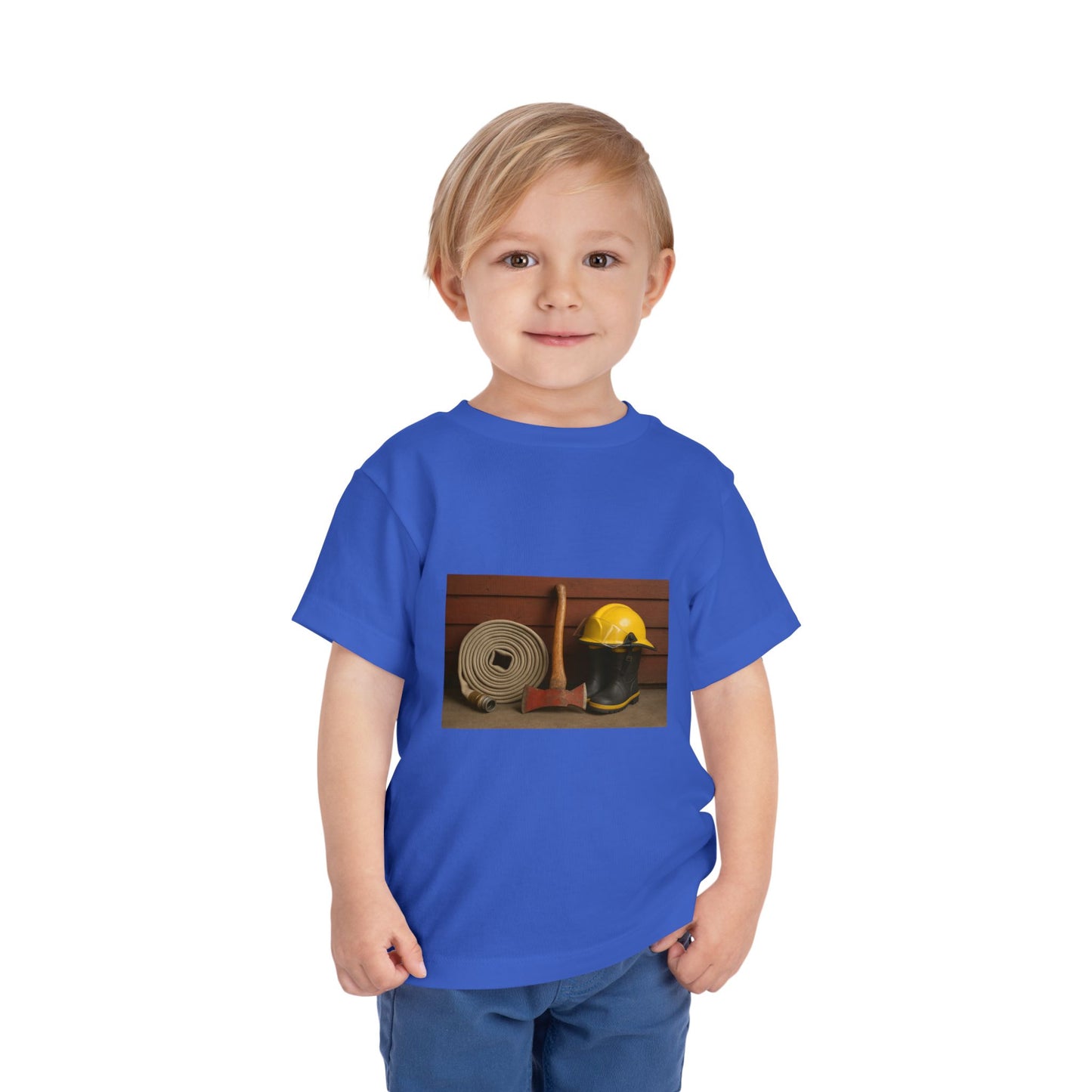 Fire/Rescue Appreciation Toddler Unisex Short Sleeve Crewneck Tee
