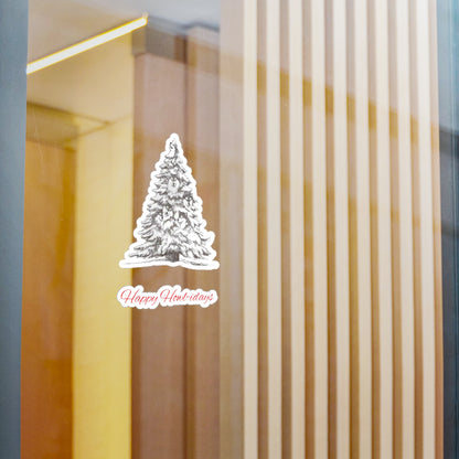 Happy Howl-idays Vinyl Decal