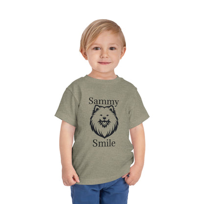 Sammy Smile Toddler Unisex Short Sleeve Crewneck Tee