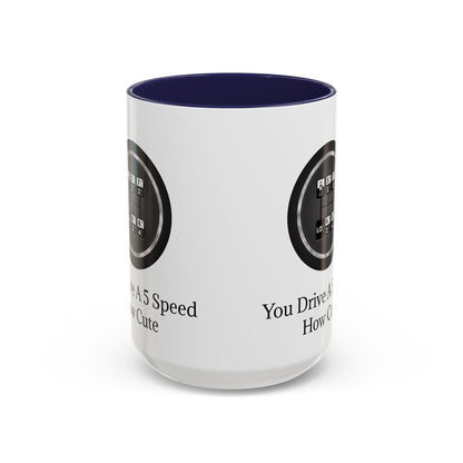 5 Speed How Cute 2-Tone Coffee Mug