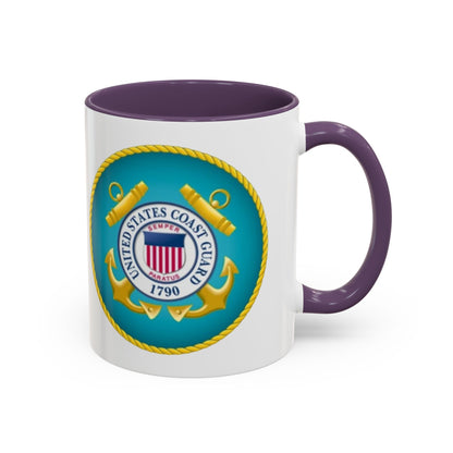 US Coast Guard 2-Tone Coffee Mug