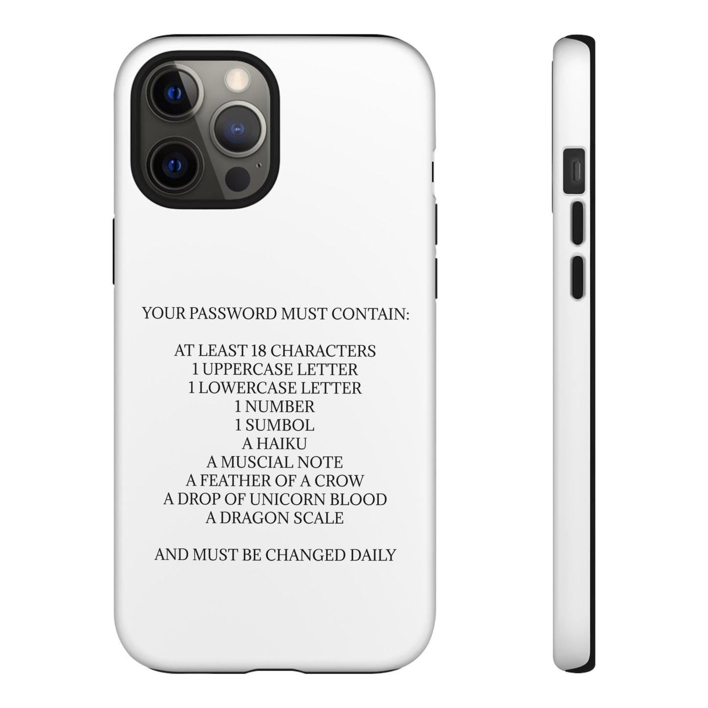 Password iPhone Case