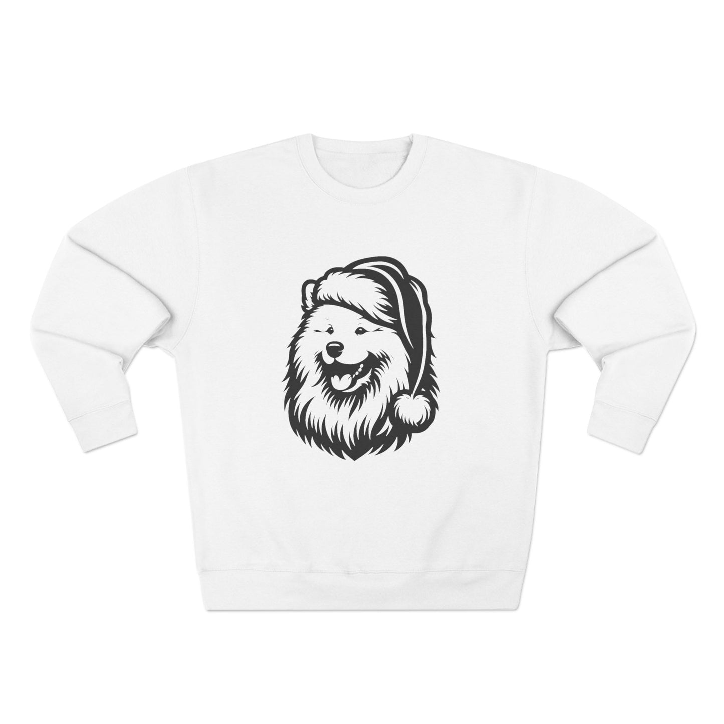 Santa Paws Samoyed Unisex Crewneck Sweatshirt