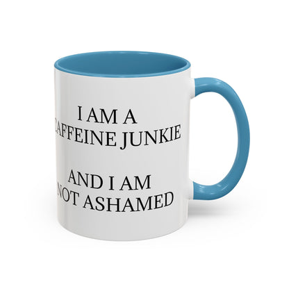 Caffeine Junkie 2-Tone Coffee Mug
