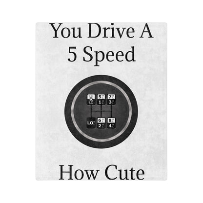 5 Speed How Cute Velveteen Microfiber Blanket