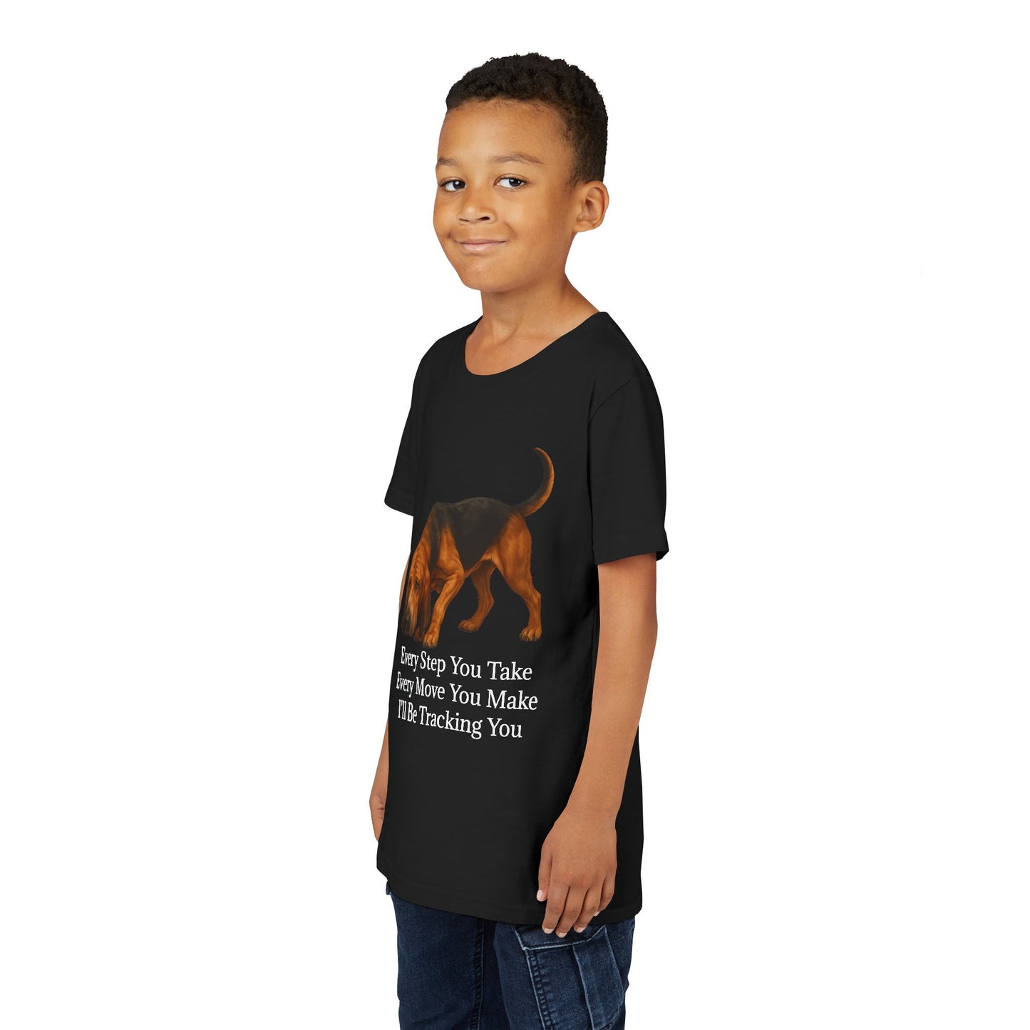 Tracking You Youth Unisex Short Sleeve Crewneck Tee