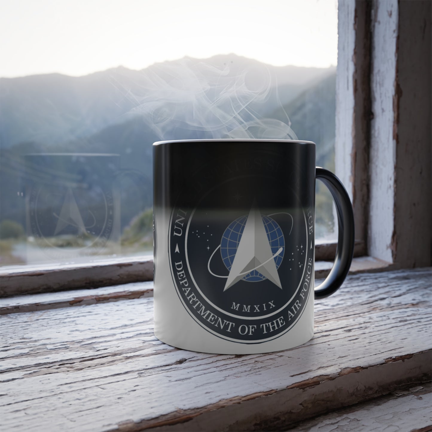 US Space Force Color Changing Mug